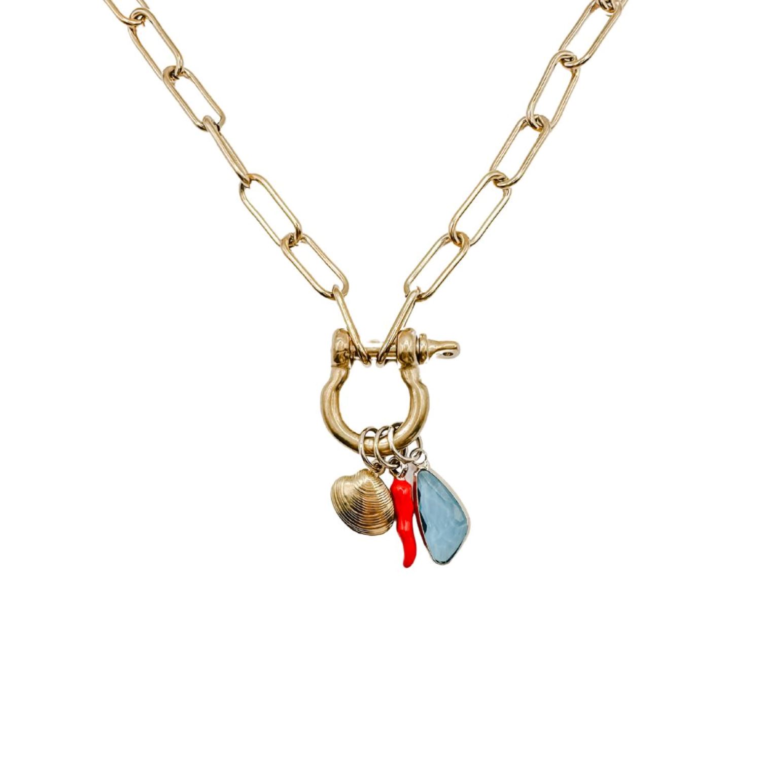 Carabiner Charm Necklace