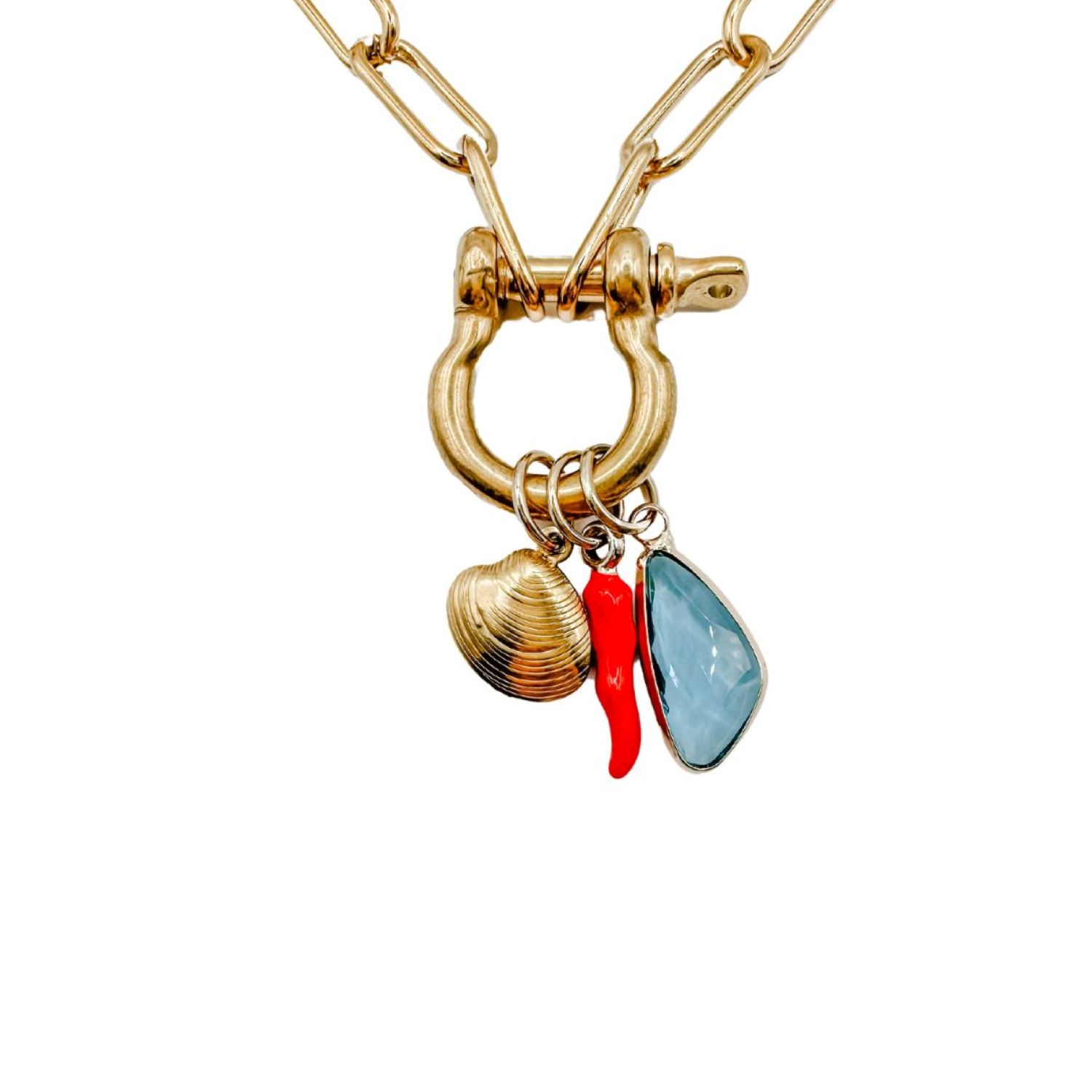 Carabiner Charm Necklace