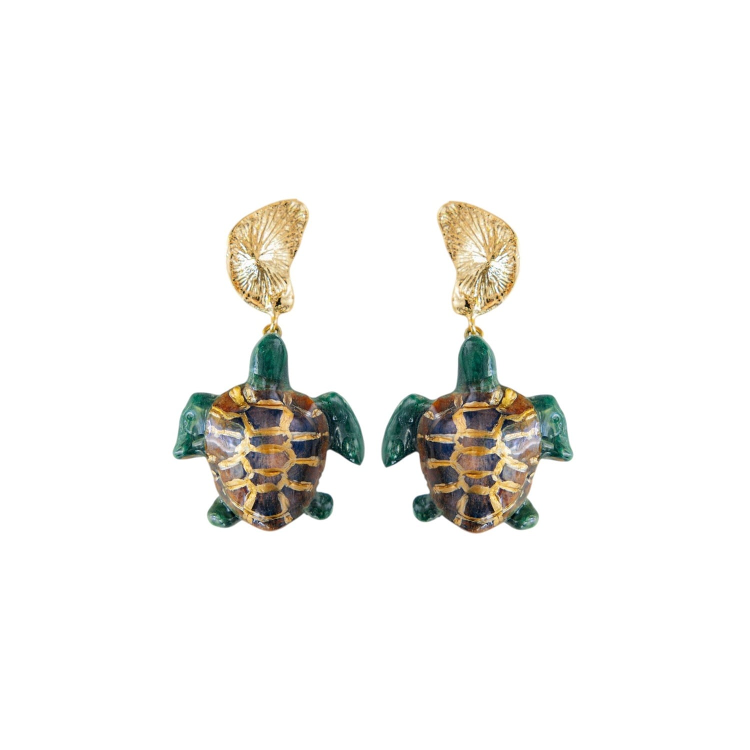 Caretta D’oro - Turtle Shaped Earring