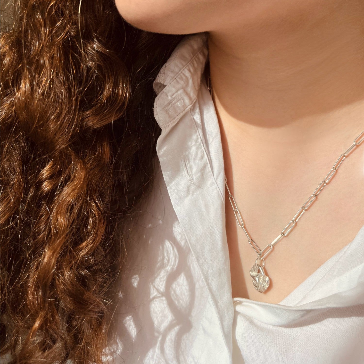 Carrara Silver Necklace