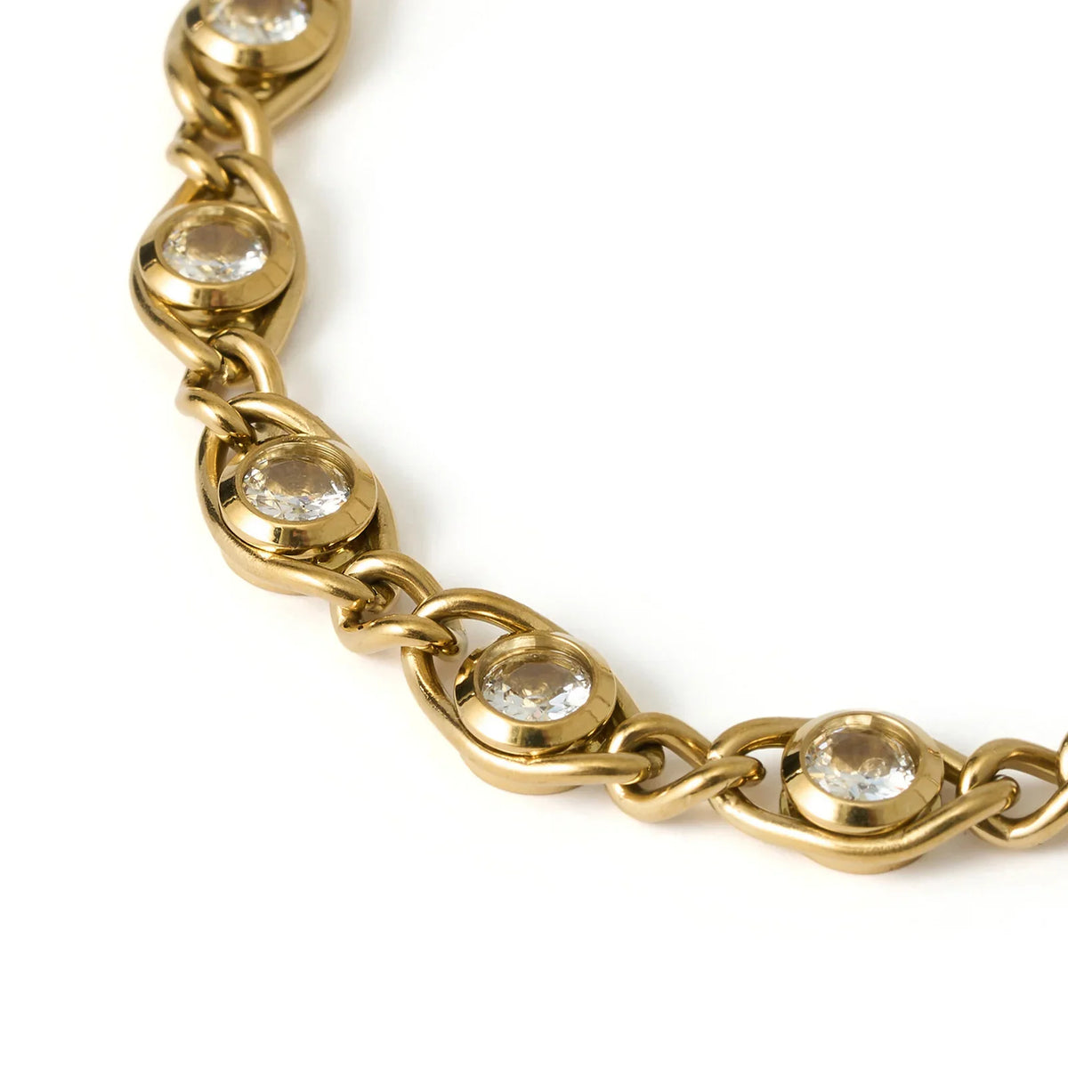 Cassandra Gold Bracelet Stone