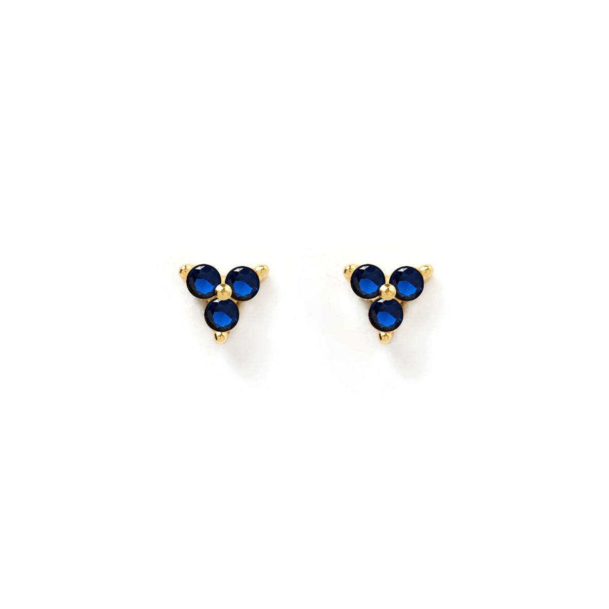 Cassia Stud Earrings Sapphire