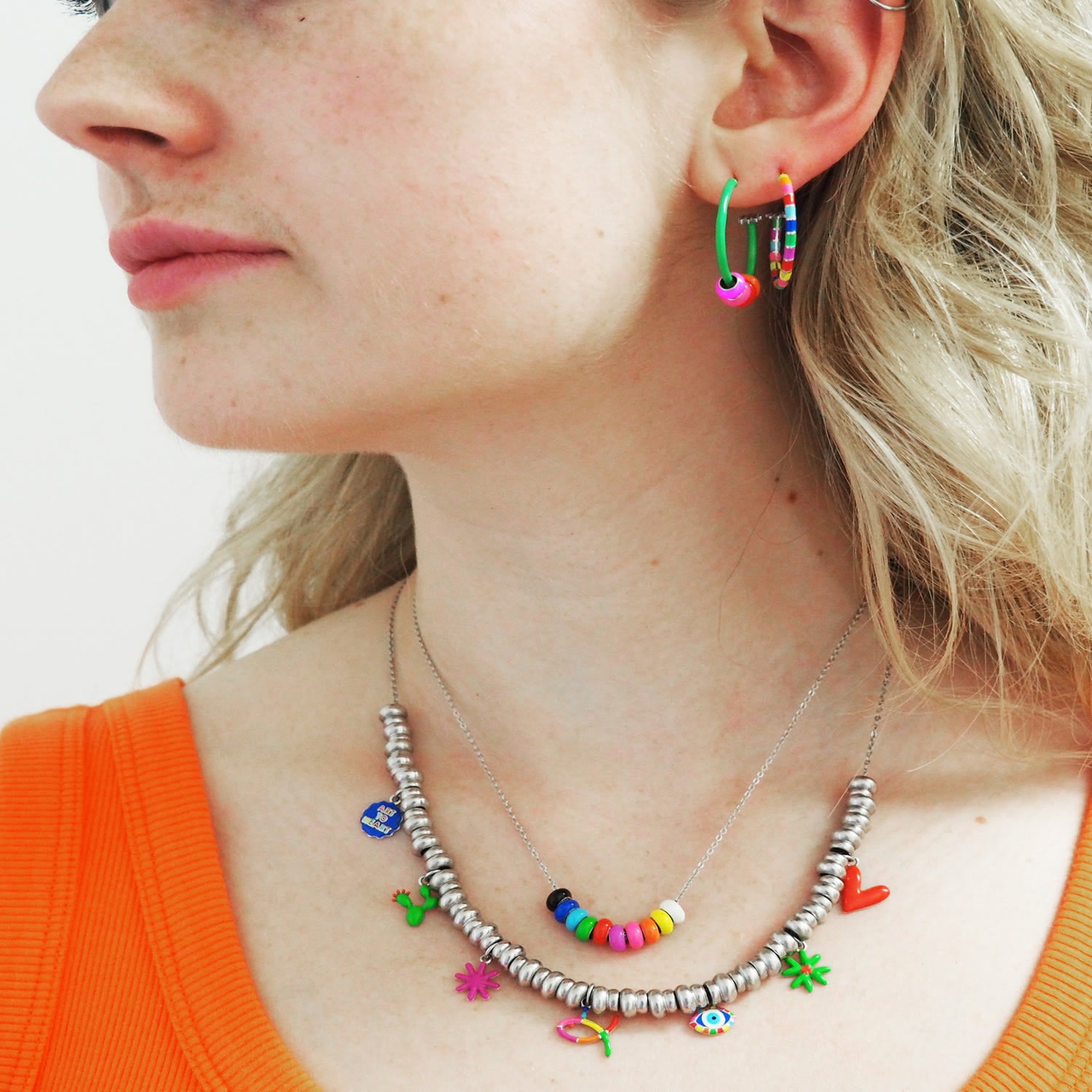 Caterpillar Earring Mix