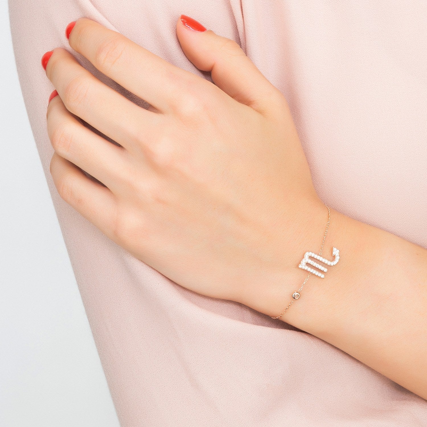 Zodiac Horoscope Star Sign Bracelet Scorpio Gold