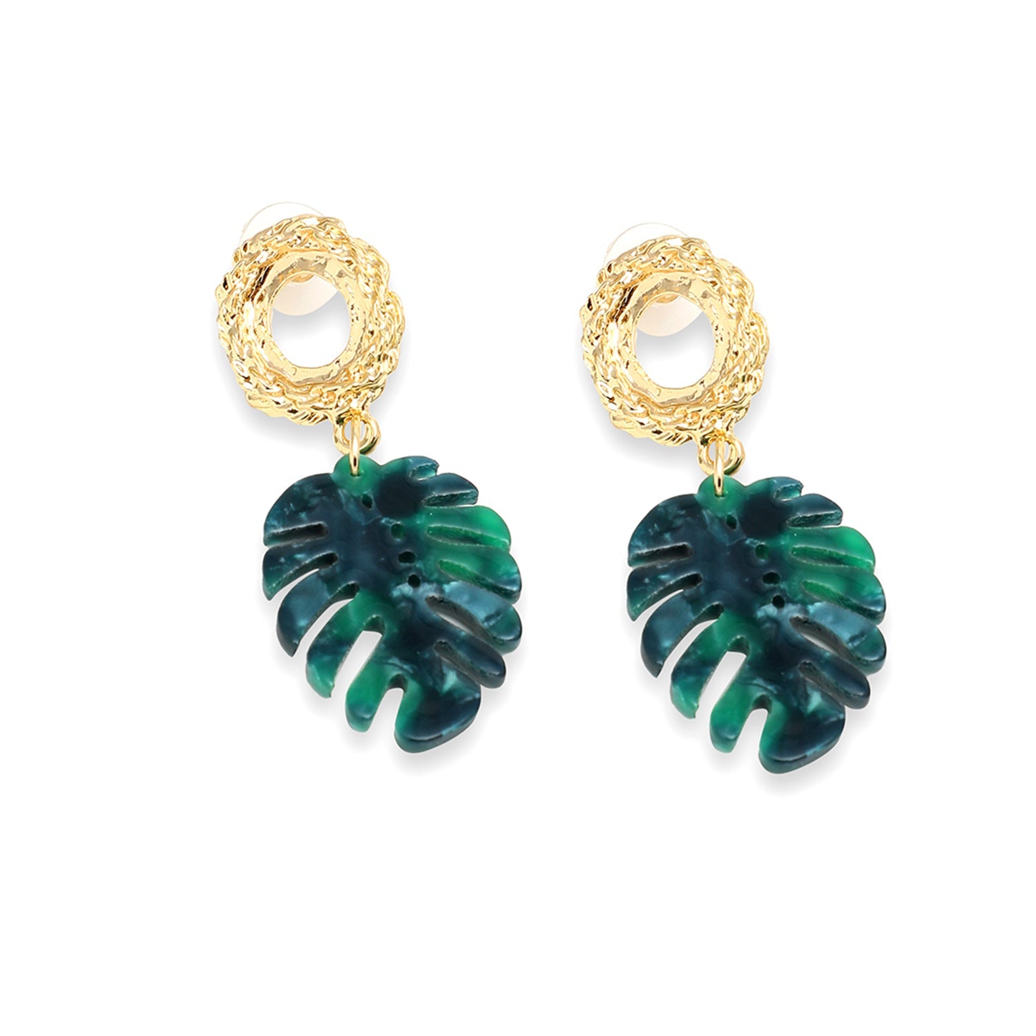 Multi Color Gold Plated Party Designer Drop Earring For Women's