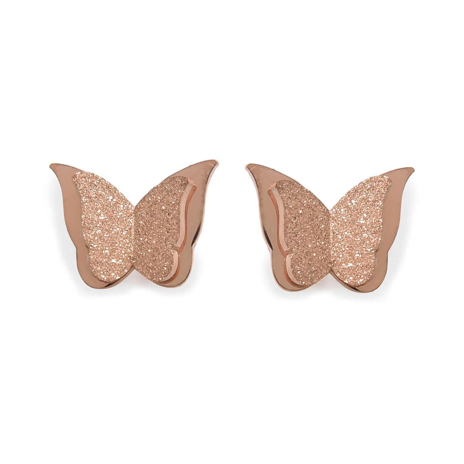 Gold Plated Butterfly Studs