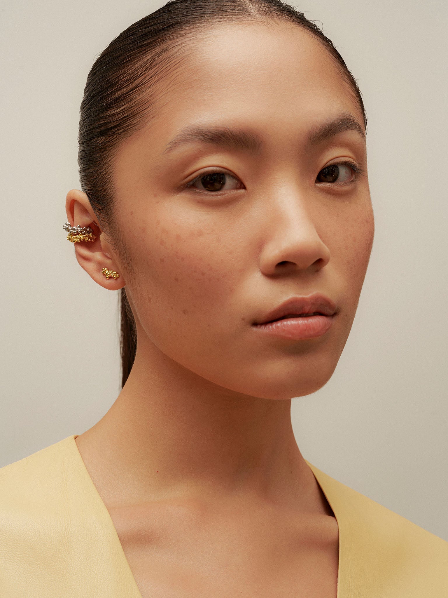 Céleste Deux Ear Cuff Silver