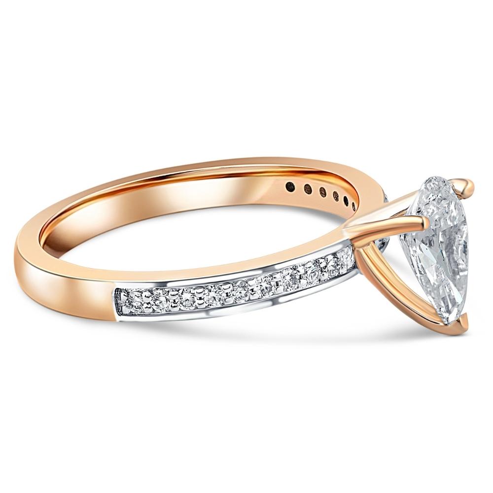 1 1/5Ct Oval Diamond Engagement Lab Grown in White, Yellow, or Rose Gold