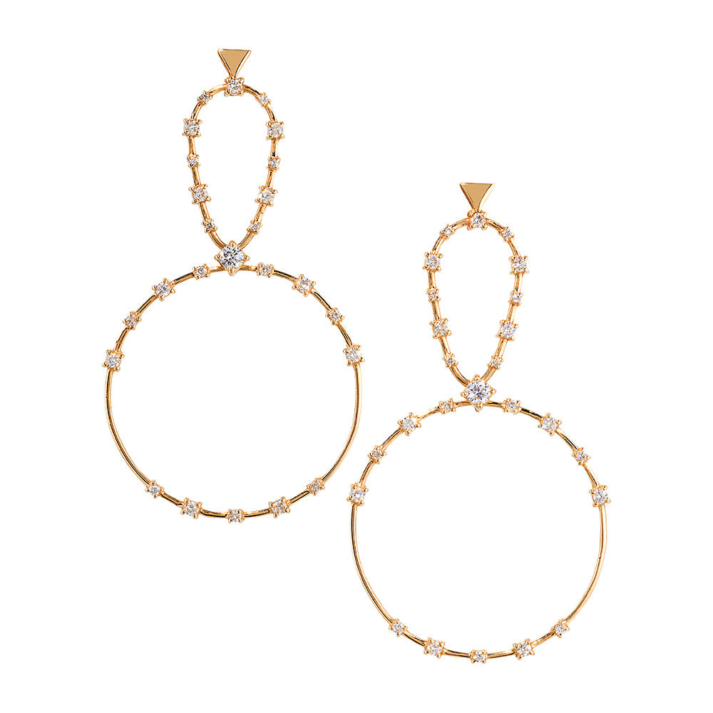 Celestial Hoop Earrings