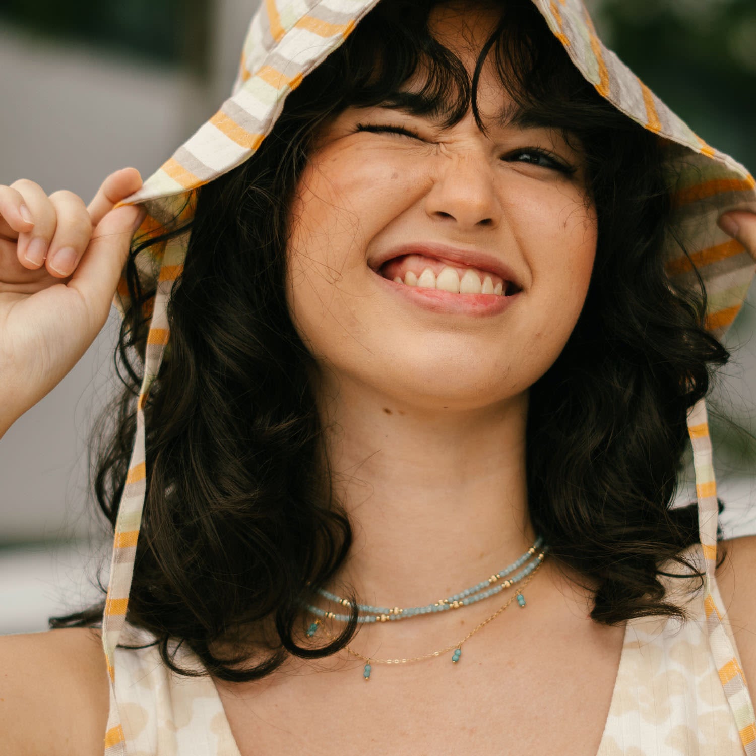 Celestial Choker Necklace Amazonite Gemstone