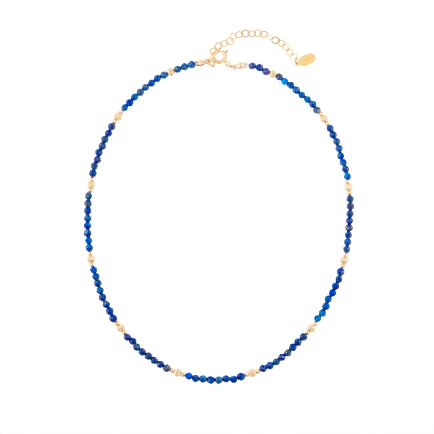 Celestial Choker Necklace Lapis Lazuli Gemstone