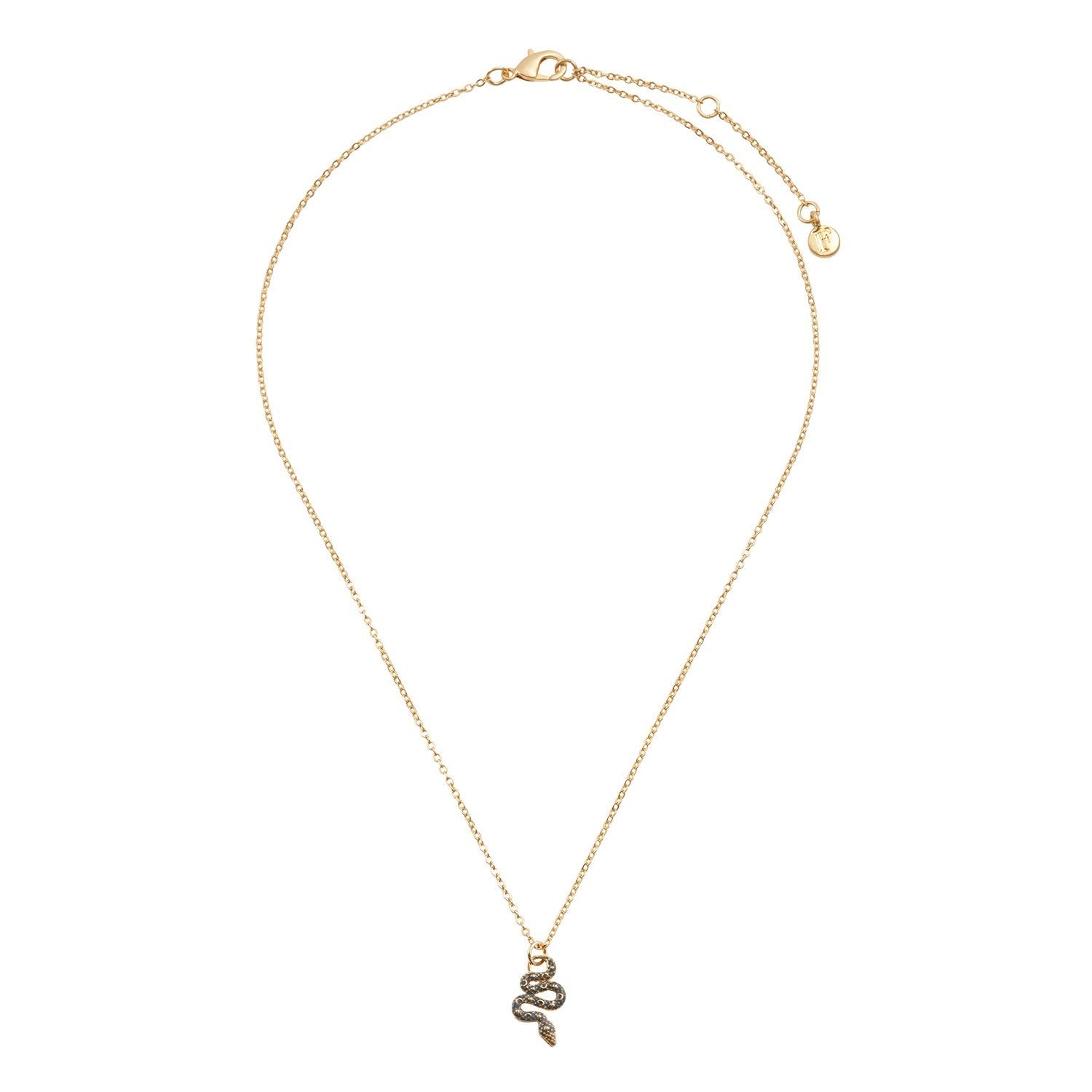 Celestial Snake Huggie Earrings & Celestial Snake Necklace Set