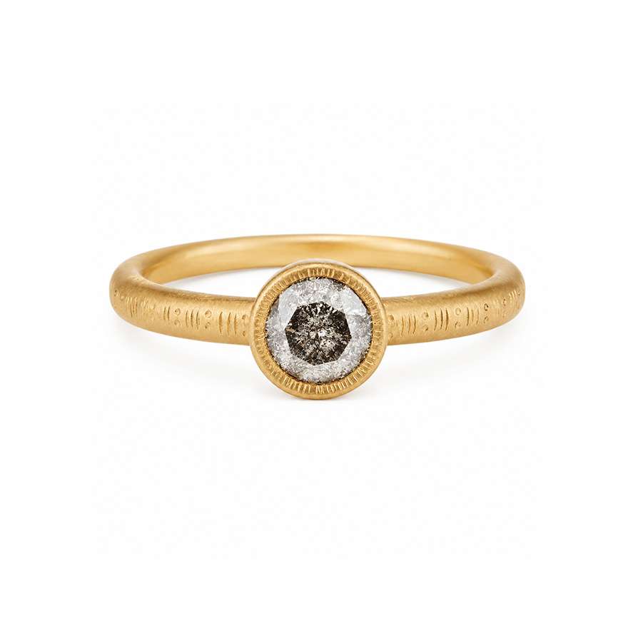 The Celestine Galaxy Engagement Ring