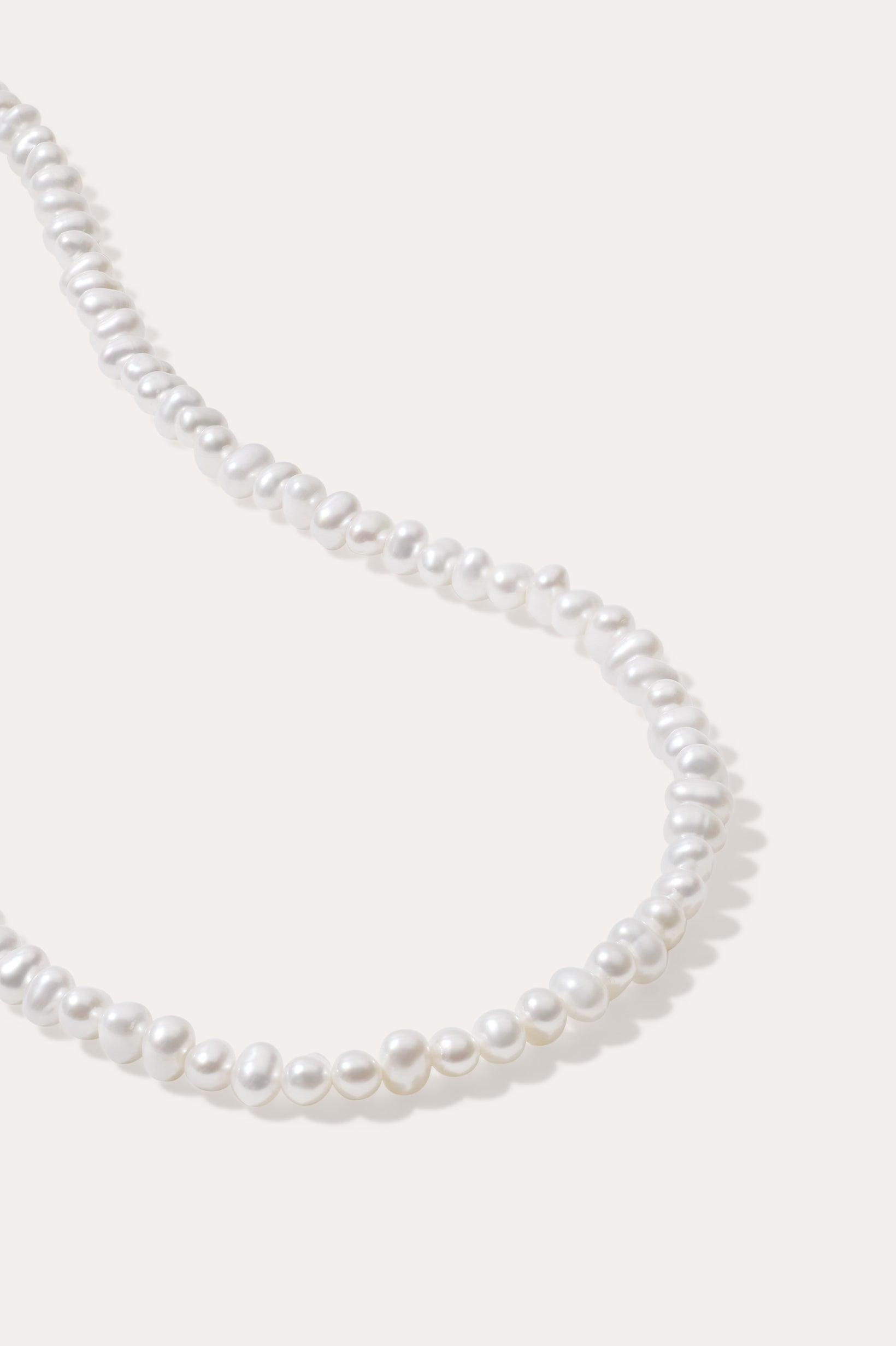 Celia Micro Freshwater Pearl Choker Necklace In Gold