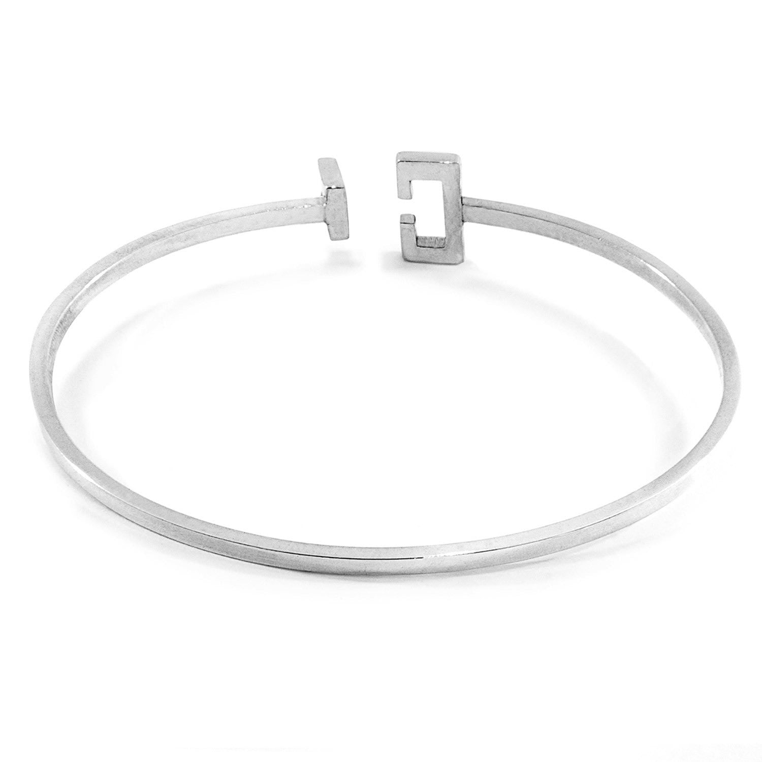 Soames Gate Midi Wayfarer Silver Bangle