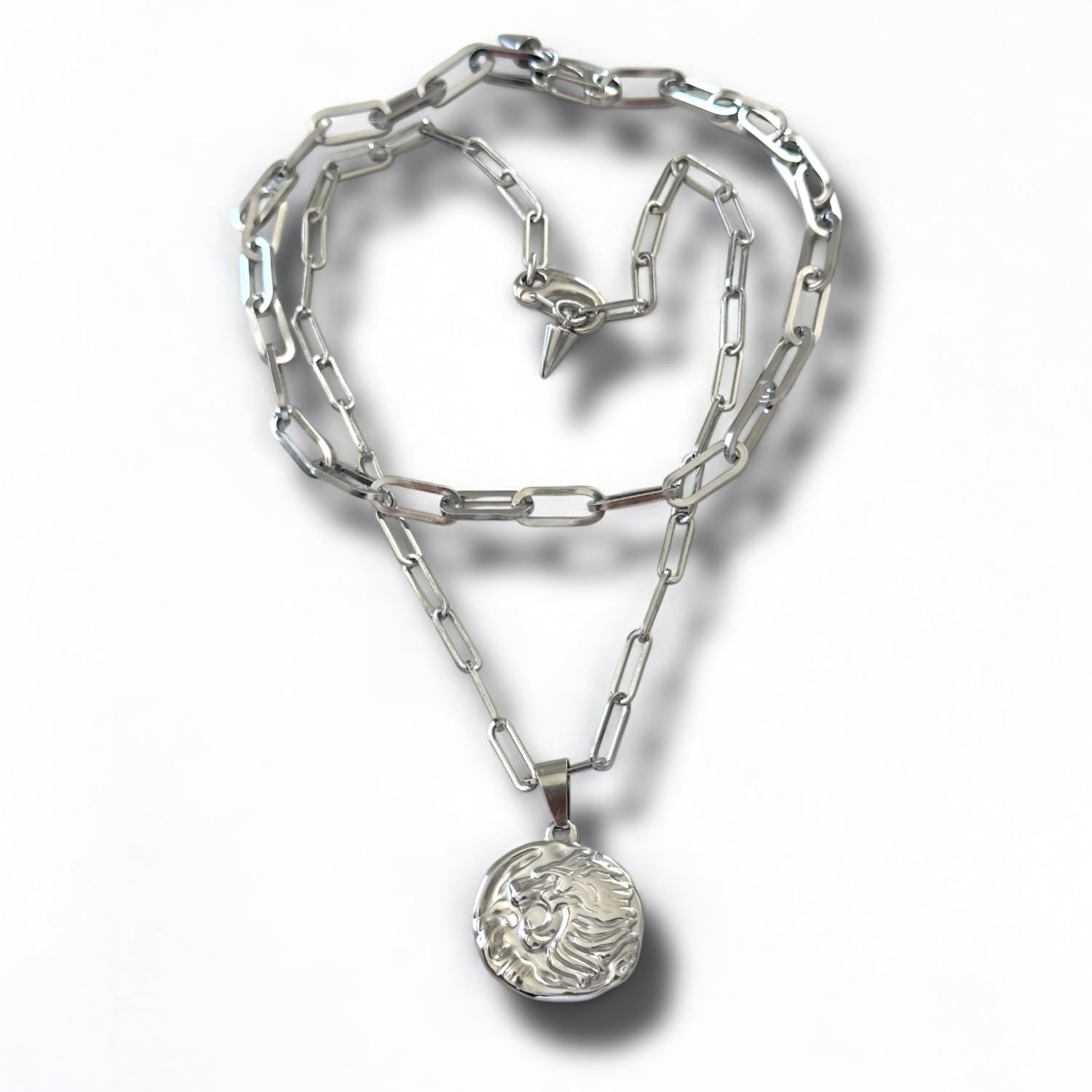 Cersei Amulet Necklace White Gold