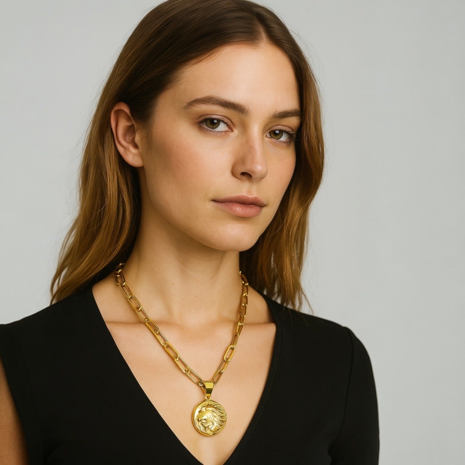 Cersei Amulet Necklace Yellow Gold
