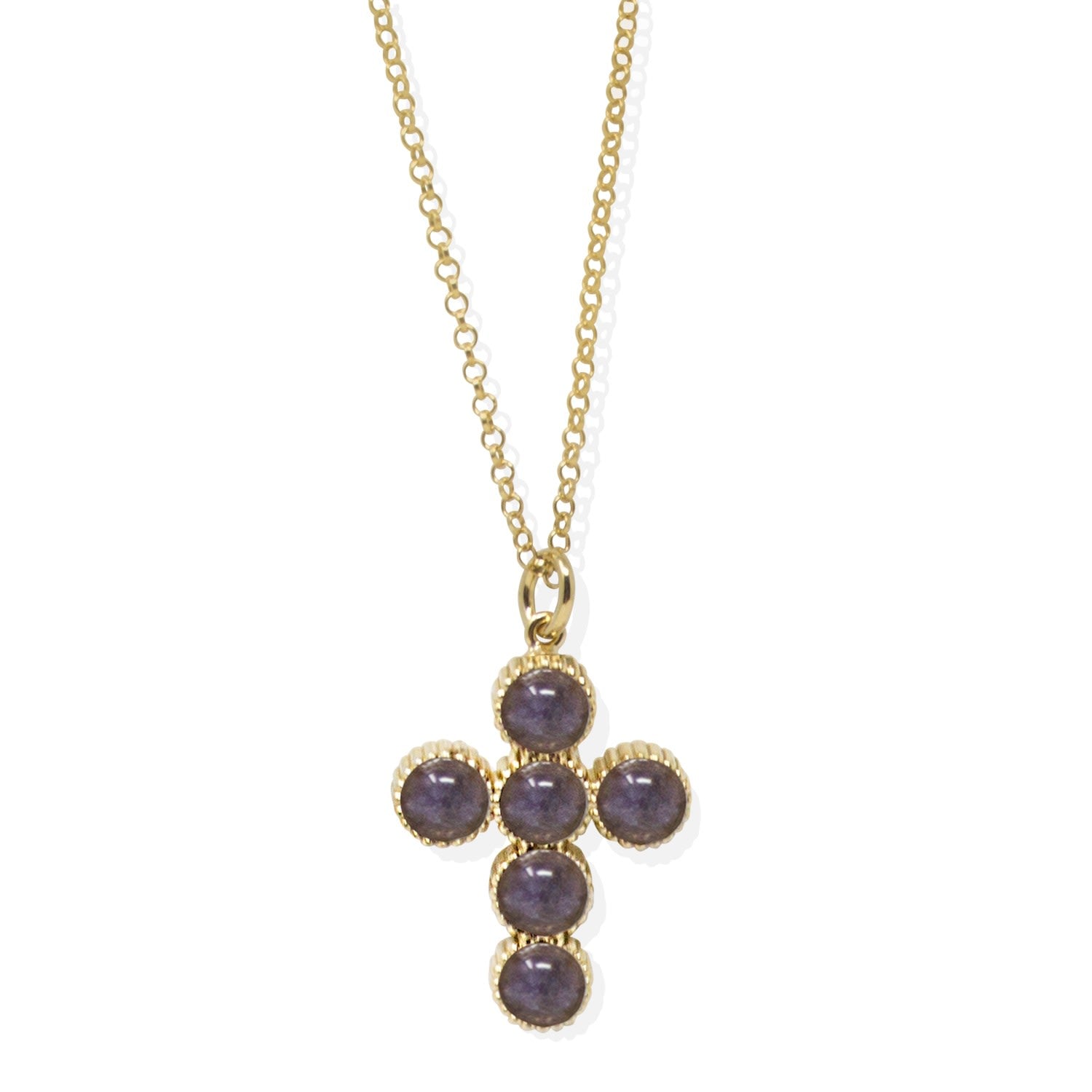 Hope Gold-Plated Iolite Necklace