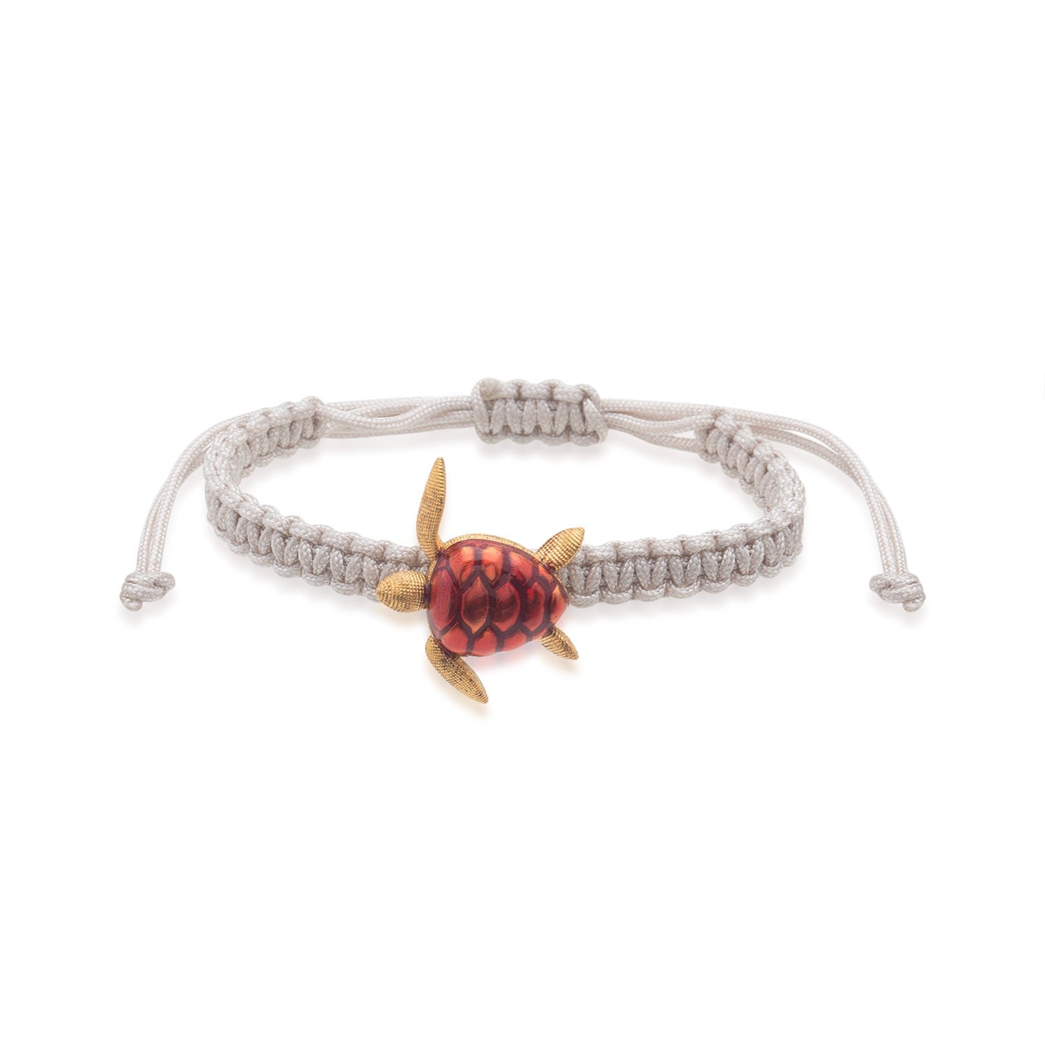 Red Sea Turtle Pull-Cord Bracelet