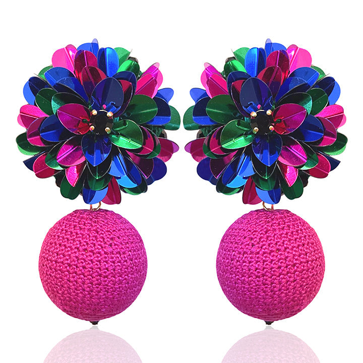 Blossom Bon Bon Fuchsia Earrings
