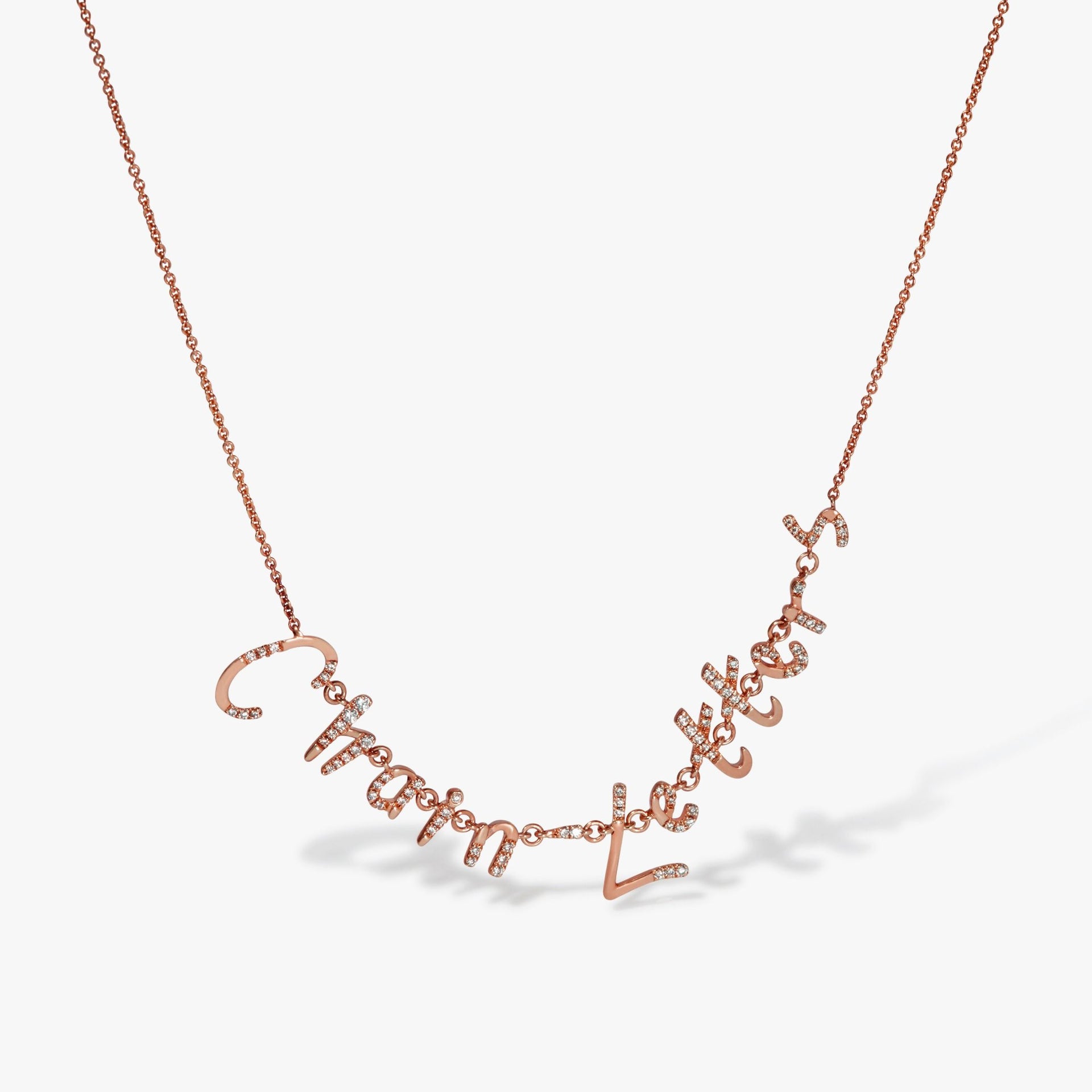 Chain Letters Personalised Necklace