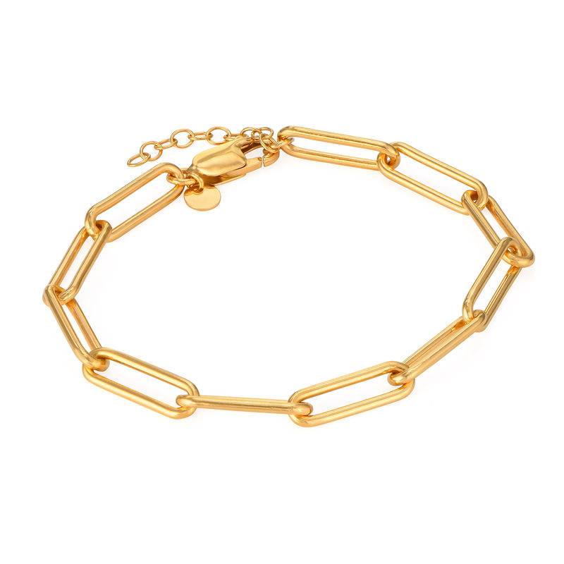 Paperclip Bracelet in Gold Plating