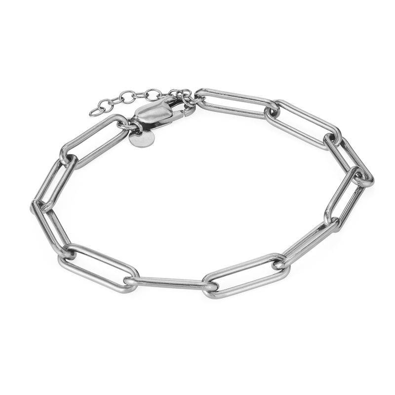 Paperclip Bracelet in Silver