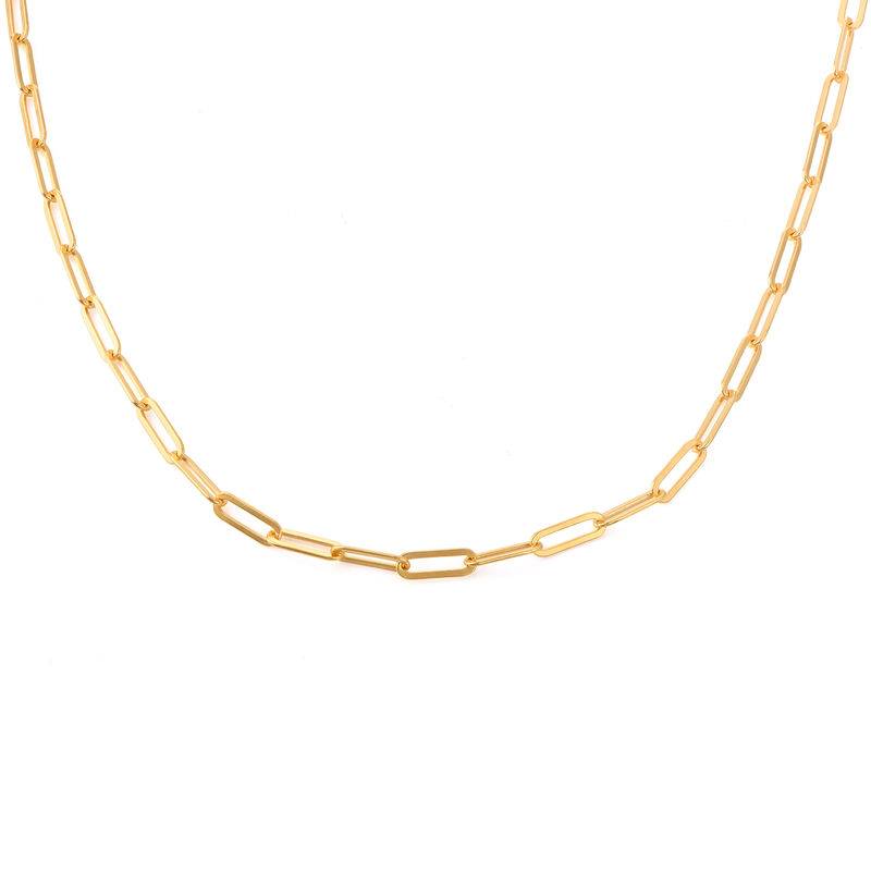 Chain Link Necklace in 18K Gold Vermeil