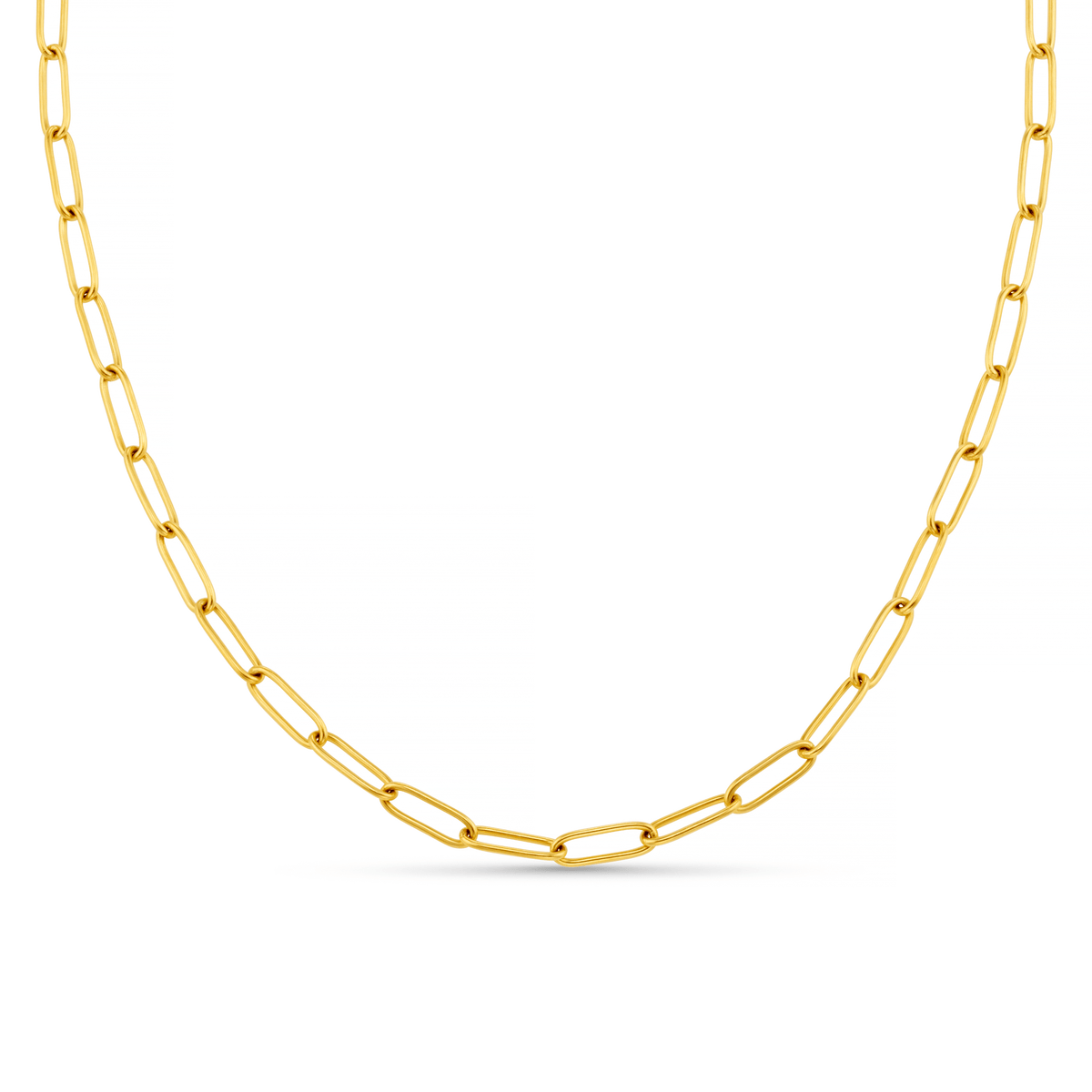 LUXE Fine Oval Link Chain Necklace