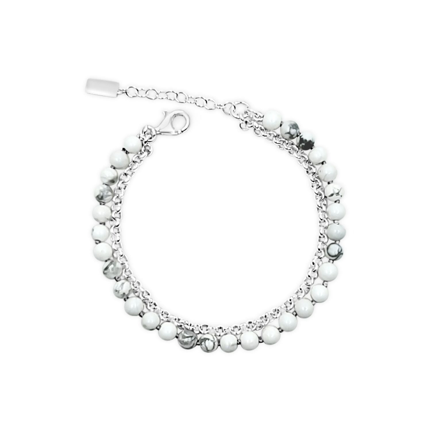 Chain With Howlite Bracelet