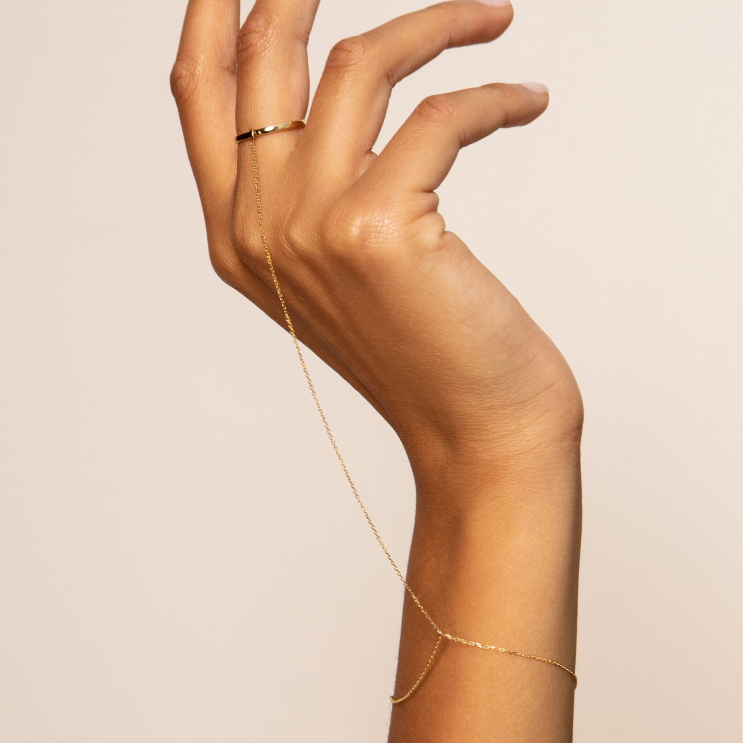 Chains Bracelet Ring