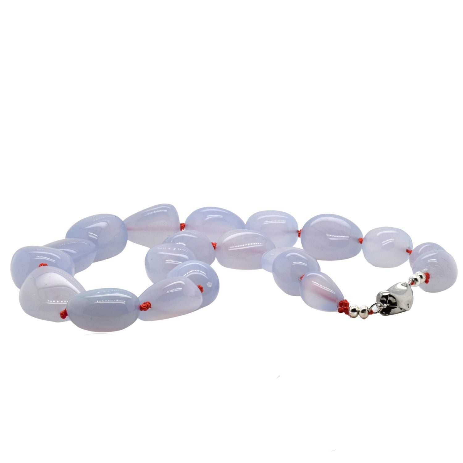 Chalcedony Silver Necklace