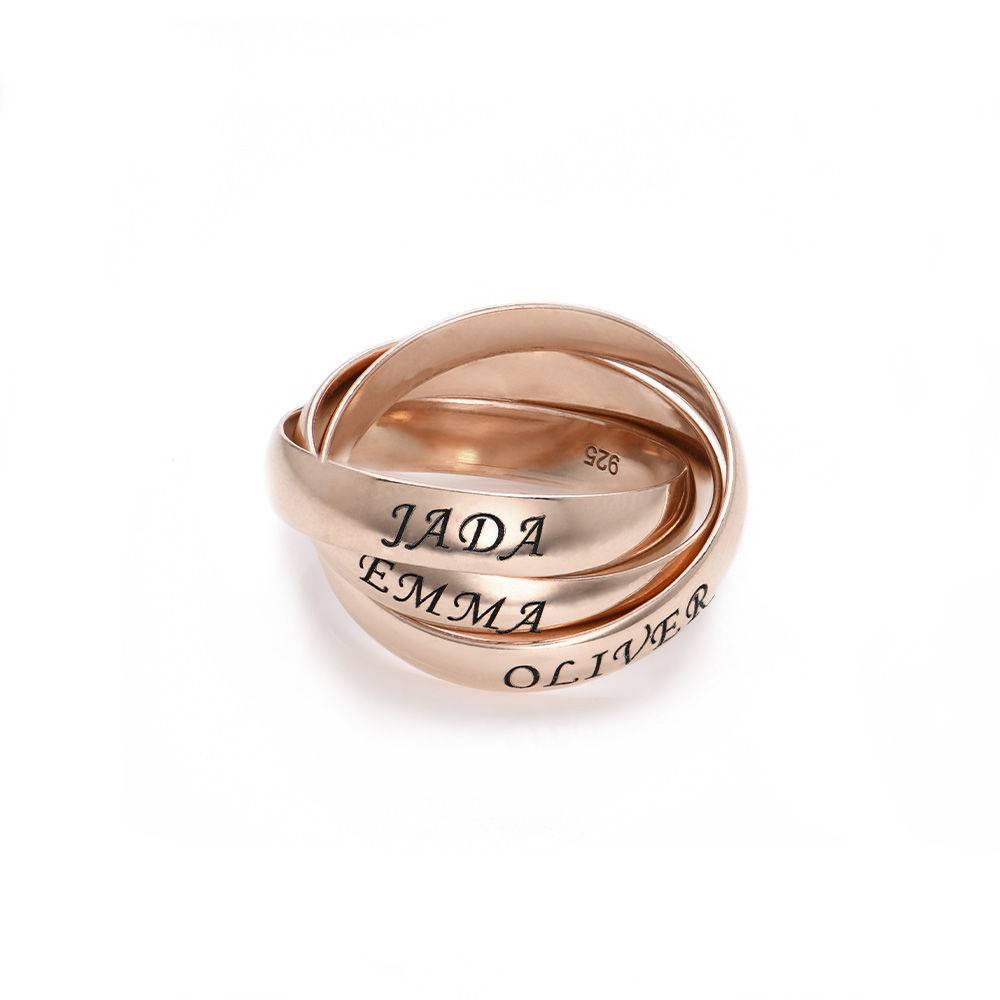 Charlize Russian Ring in 18K Rose Gold Vermeil