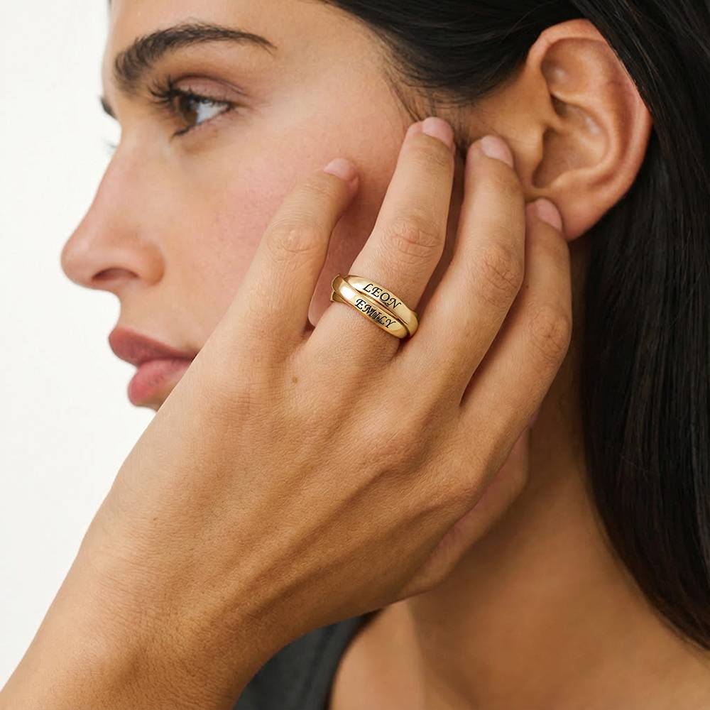Charlize Russian Ring in Gold Plating