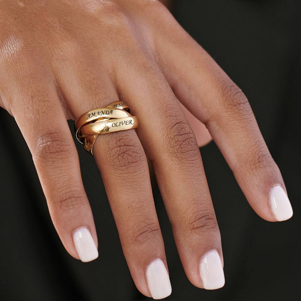 Charlize Russian Ring in Gold Vermeil