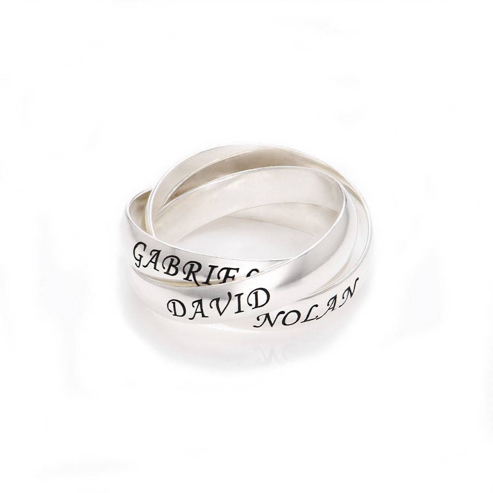 Charlize Russian Ring in Sterling Silver