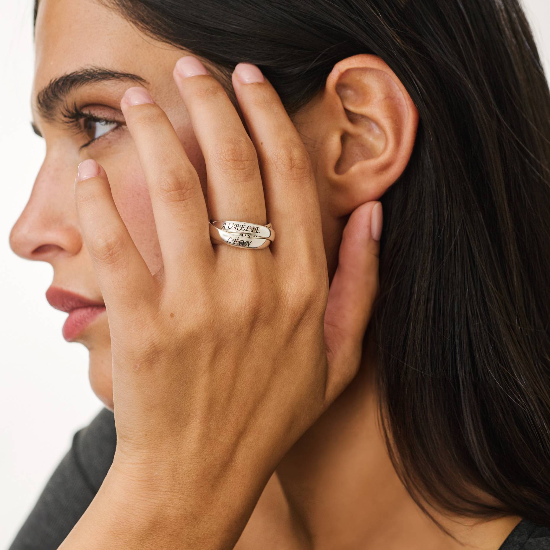 Charlize Russian Ring in Silver