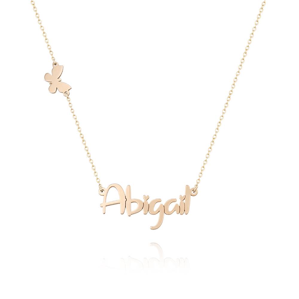 Charlotte Symbol Name Necklace in 14K Yellow Gold