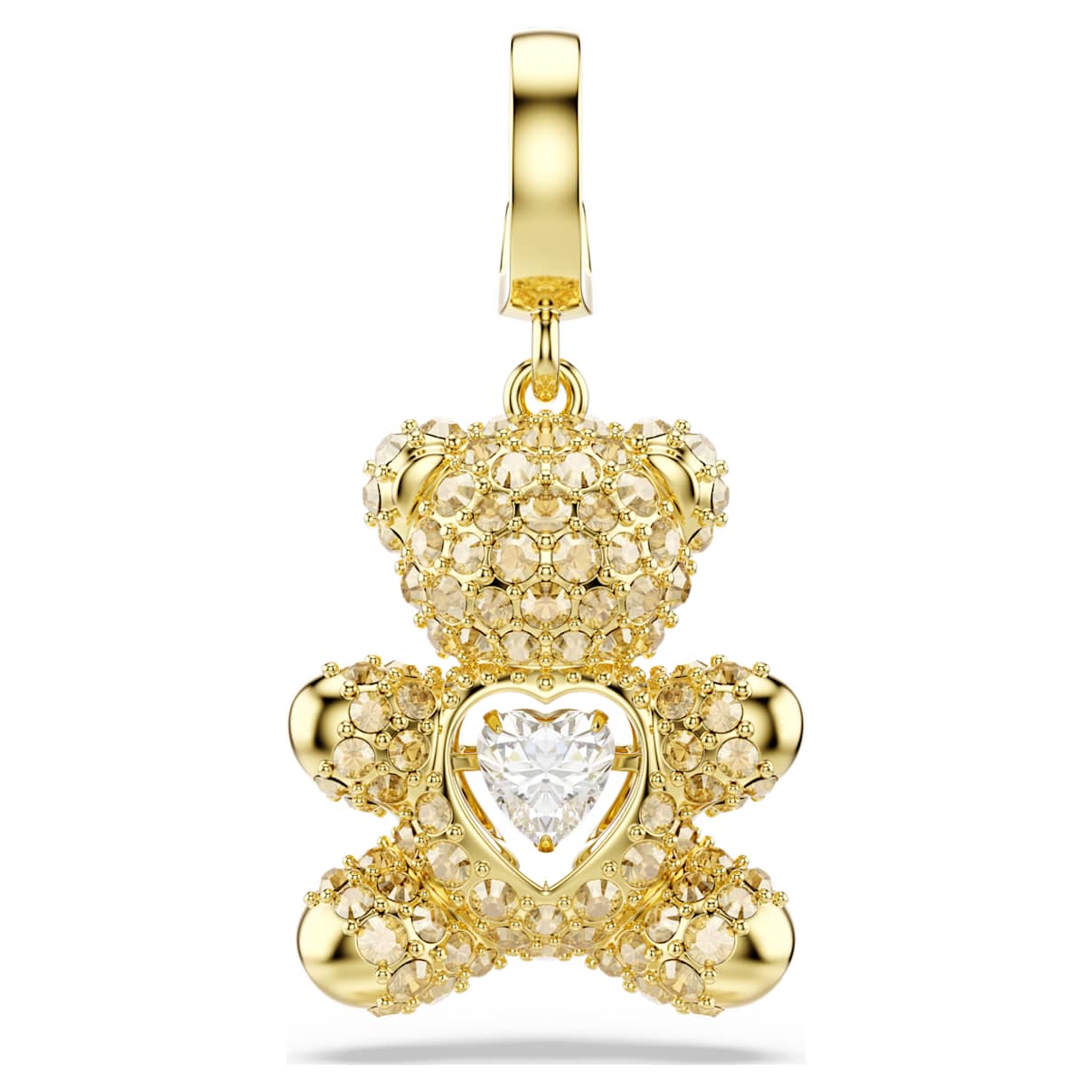 IDYLLIA CHARM MIXED CUTS TEDDY GOLD TONE GOLD TONE PLATED