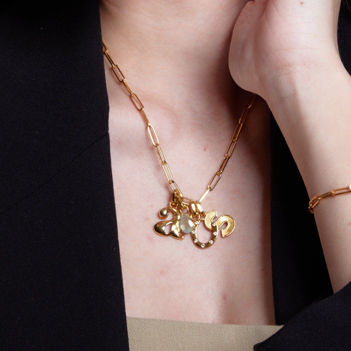 LUXE Teardrop Crystal Charm