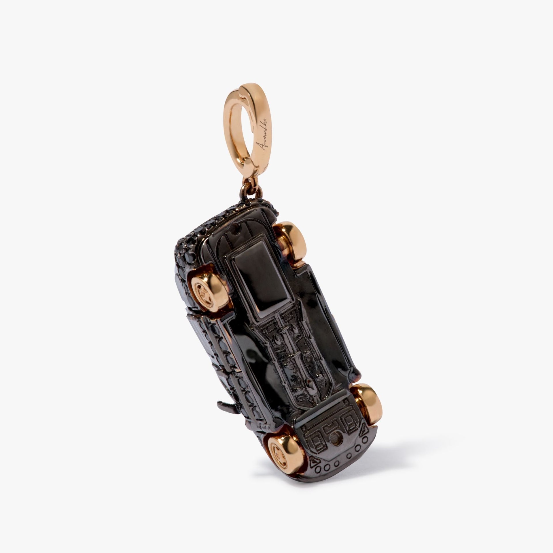 London Black Taxi Charm Pendant