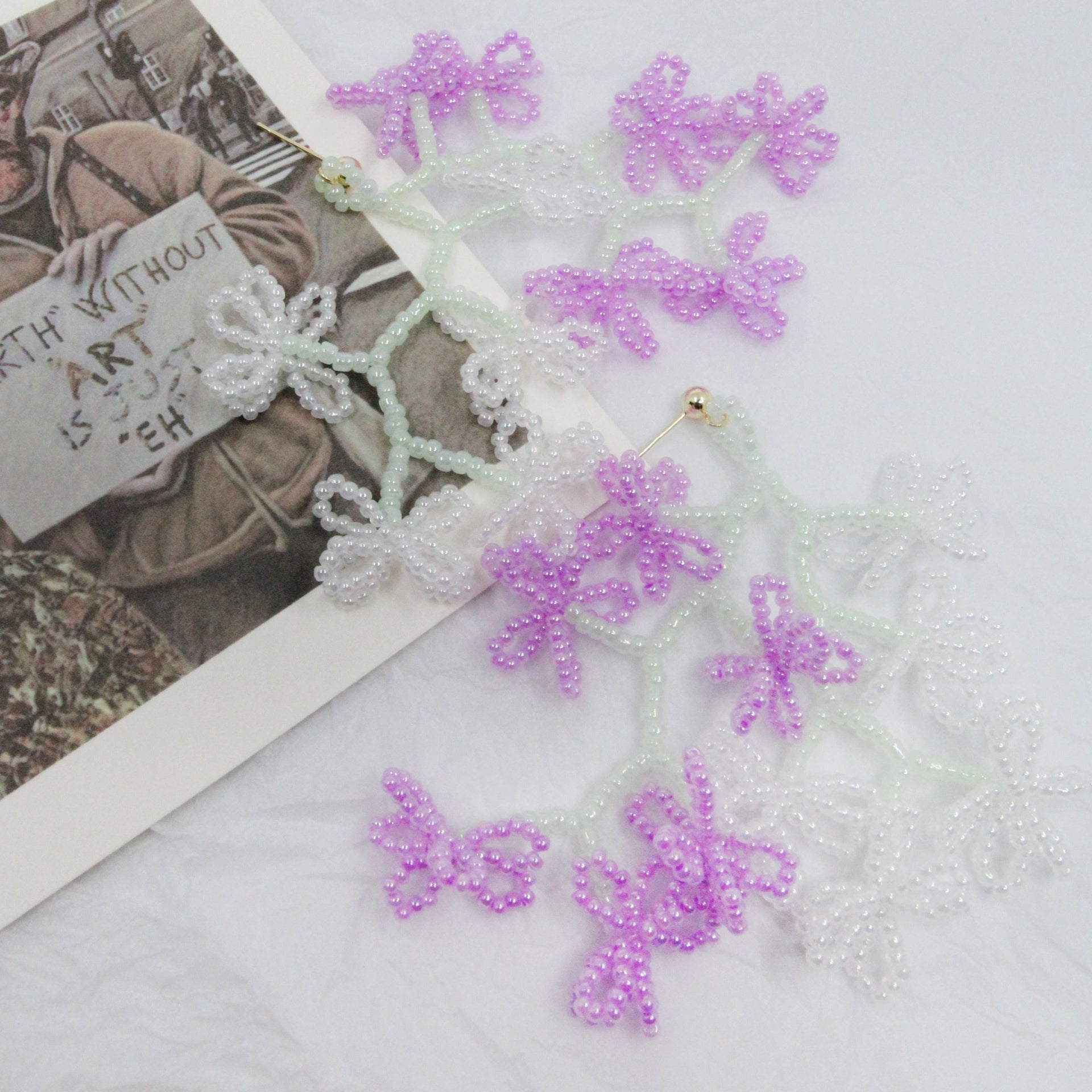 Cherry Blossom Cascade Earrings
