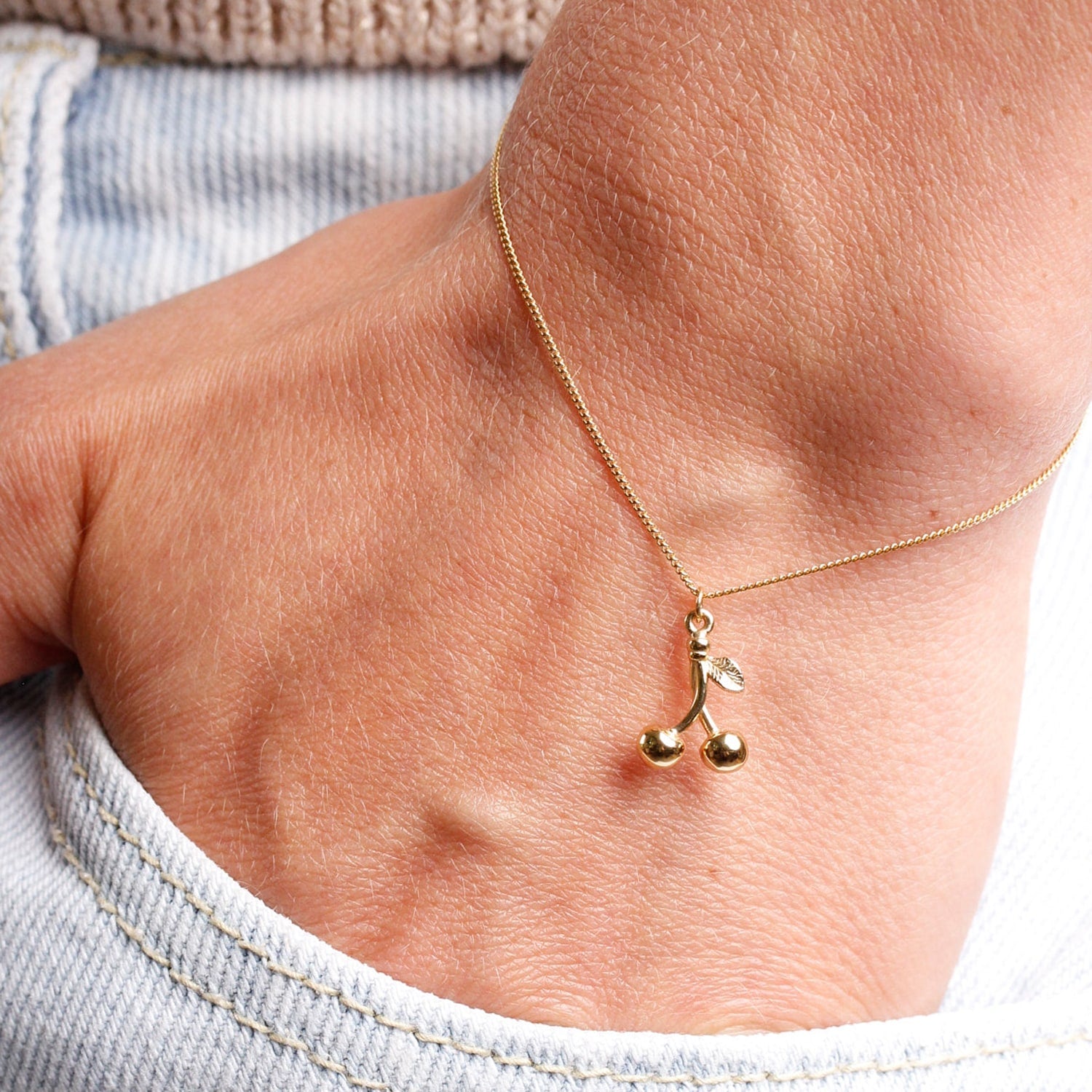 Cherry Bracelet - Silver