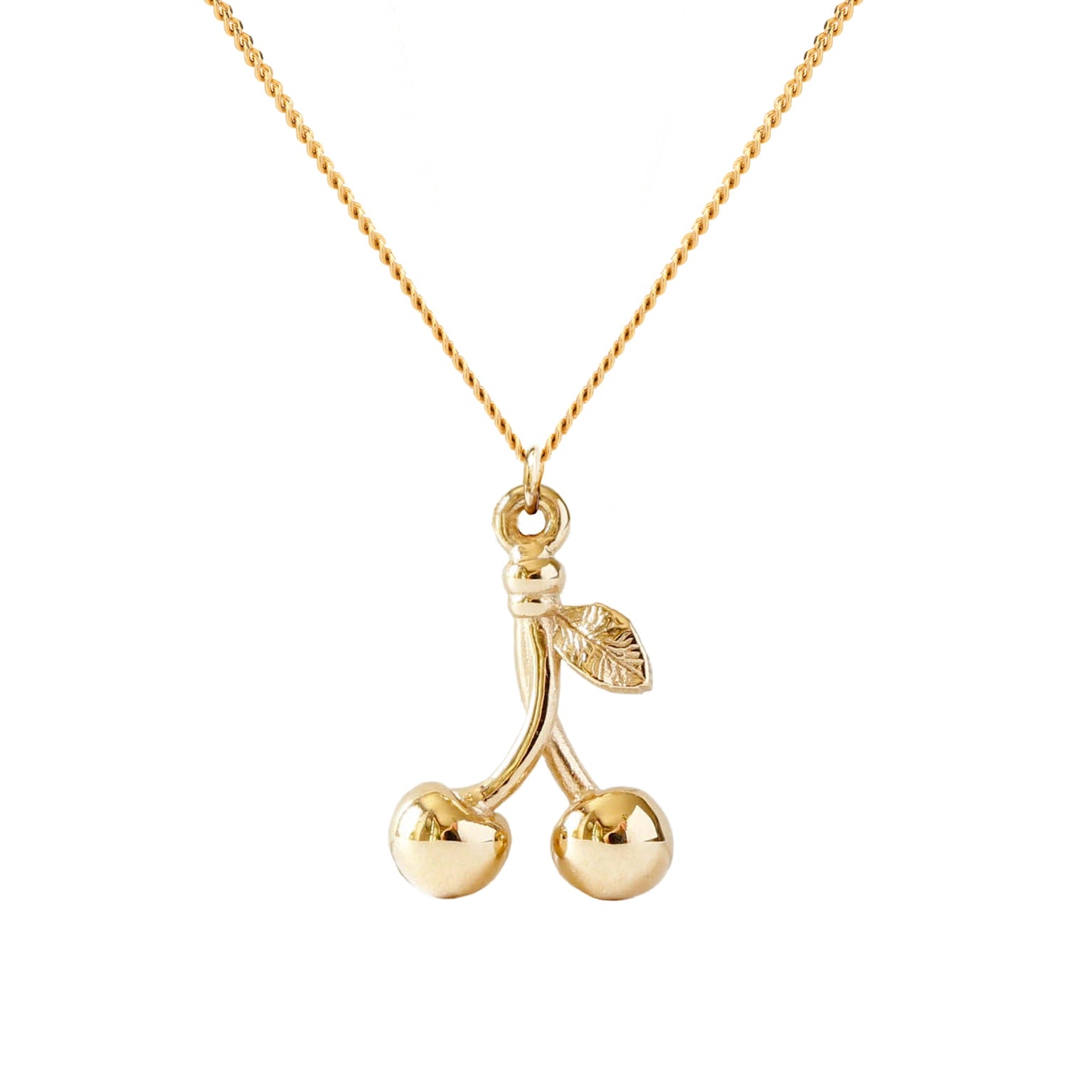 Cherry Necklace – Gold