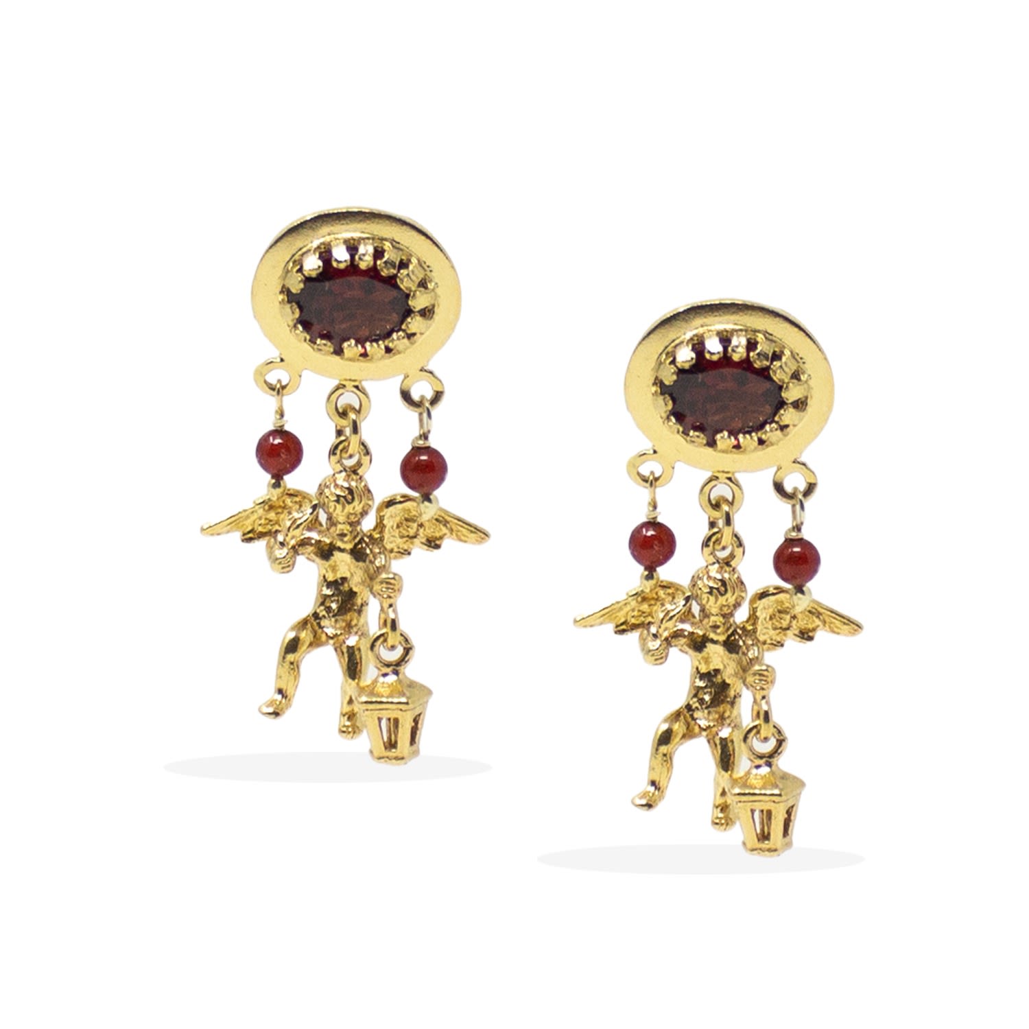 Cherubini Garnet Earrings