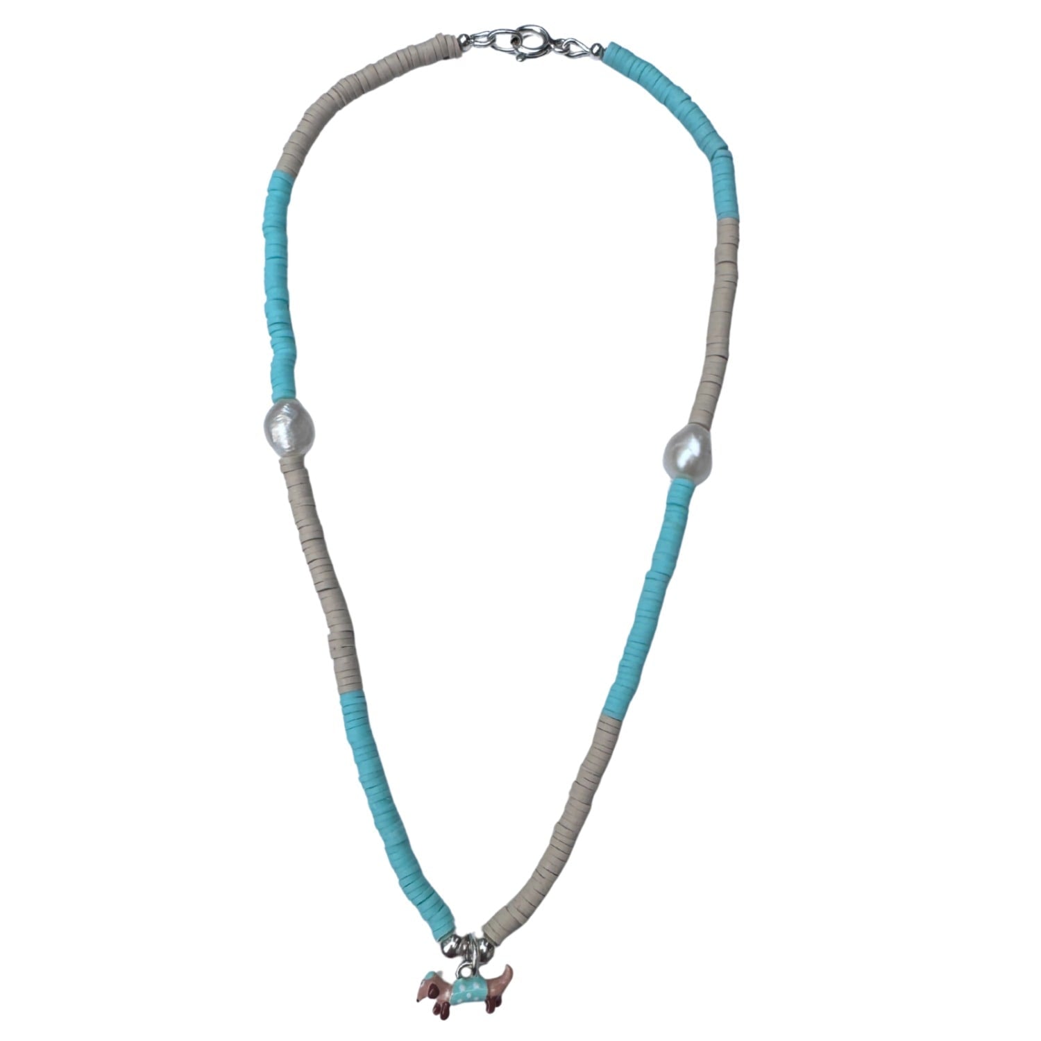 Chic Pup Charm Summer Necklace