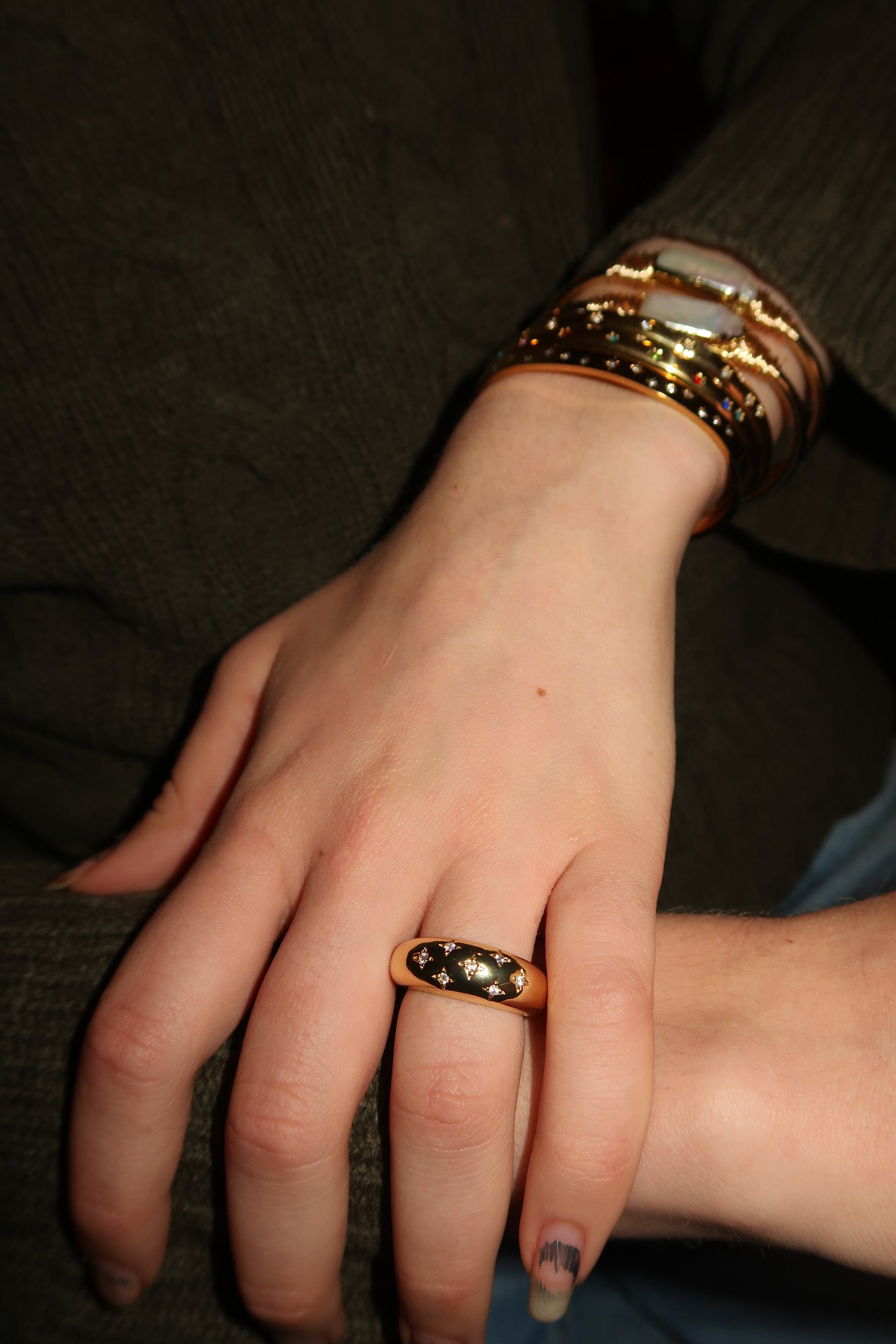 Chloe’s Star Ring In Gold