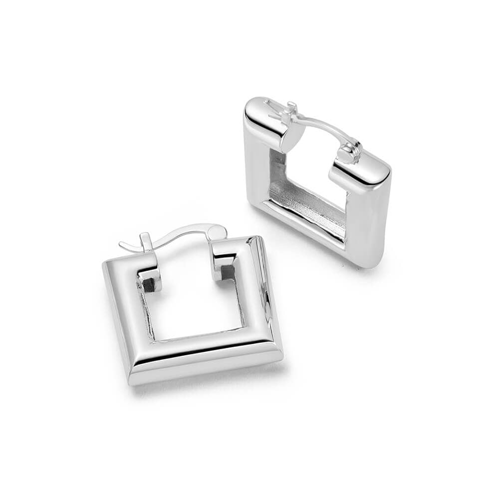 polly-sayer-chubby-square-hoop-earrings-silver-plated-daisy-london