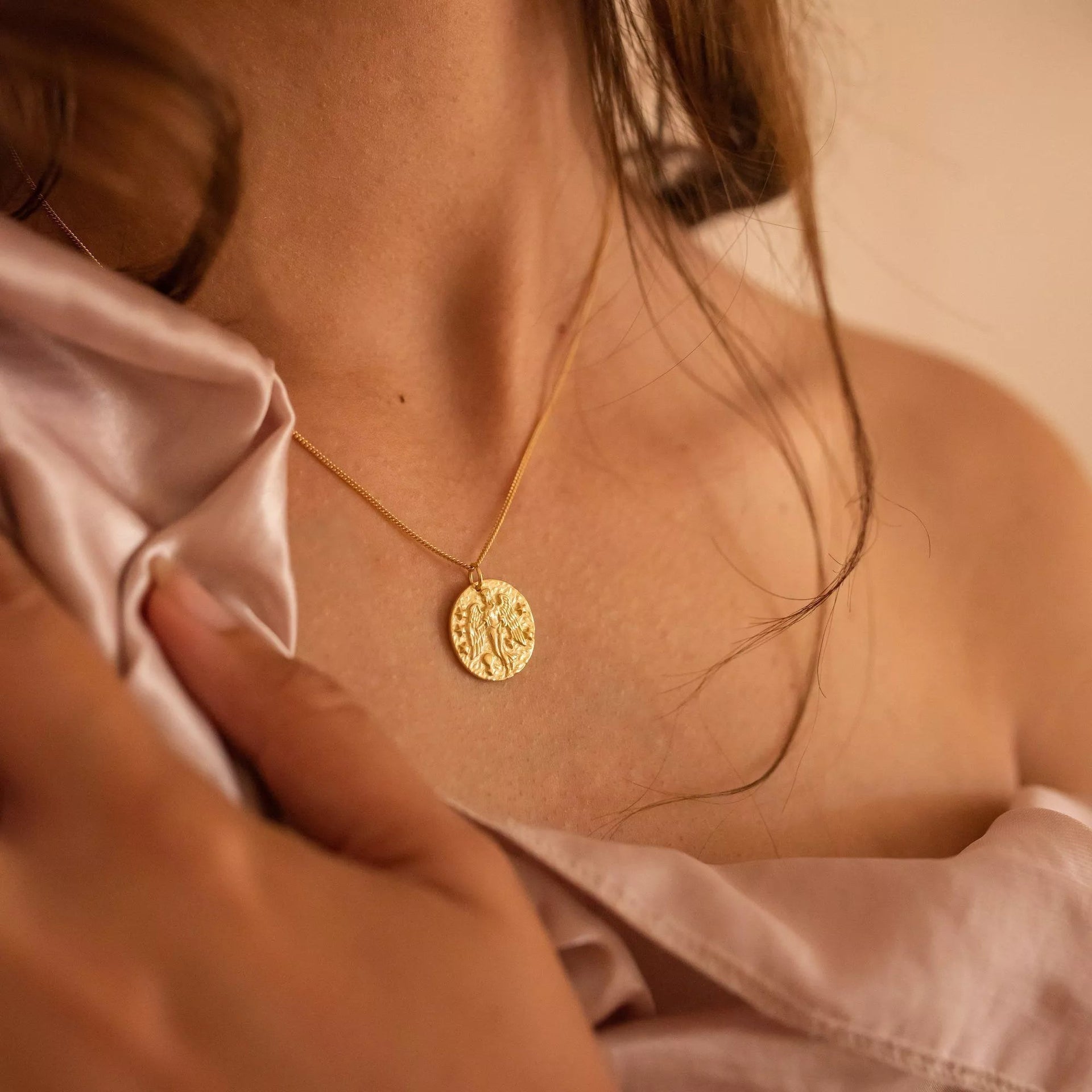 Chunky Gold Goddess Layered Necklace