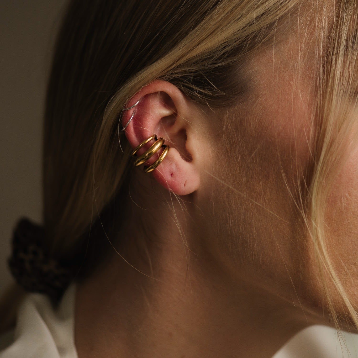 Chunky Ear Cuff Gold Tarnish Free